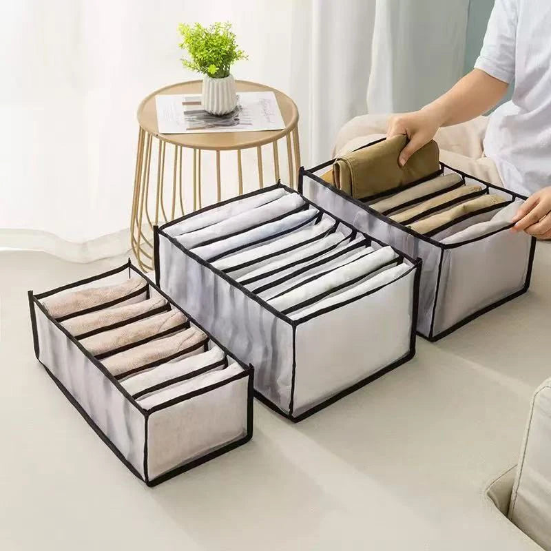 Home Mesh Sock Organizer Box Wardrobe Dormitory Storage Bag 11 7 6 Qme