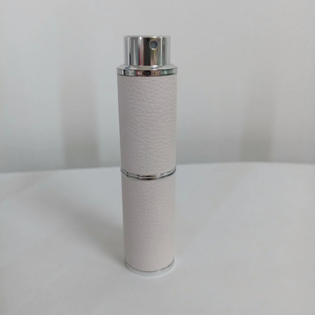 Leather Perfume Atomizer Portable Liquid Cosmetics Containers Qme White 8ml China Mainland|Glass