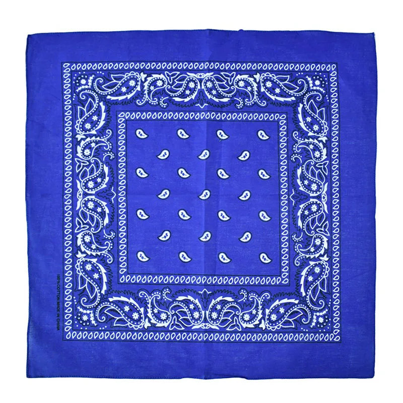 Headbands Cotton Print Bandana Head Scarf Headwraps Women Designer Headwear Double Sided Head Wrap Men Masks Face Hijab Scarves Qme A05 54cm-54cm