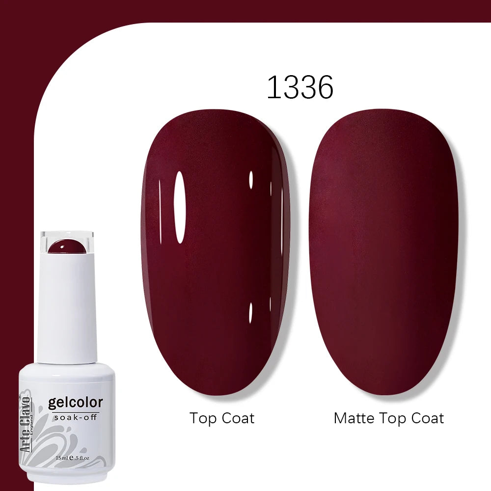 Arte Clavo 131 Colors Gel Polish Nail Varnish Paint Semi Permanent