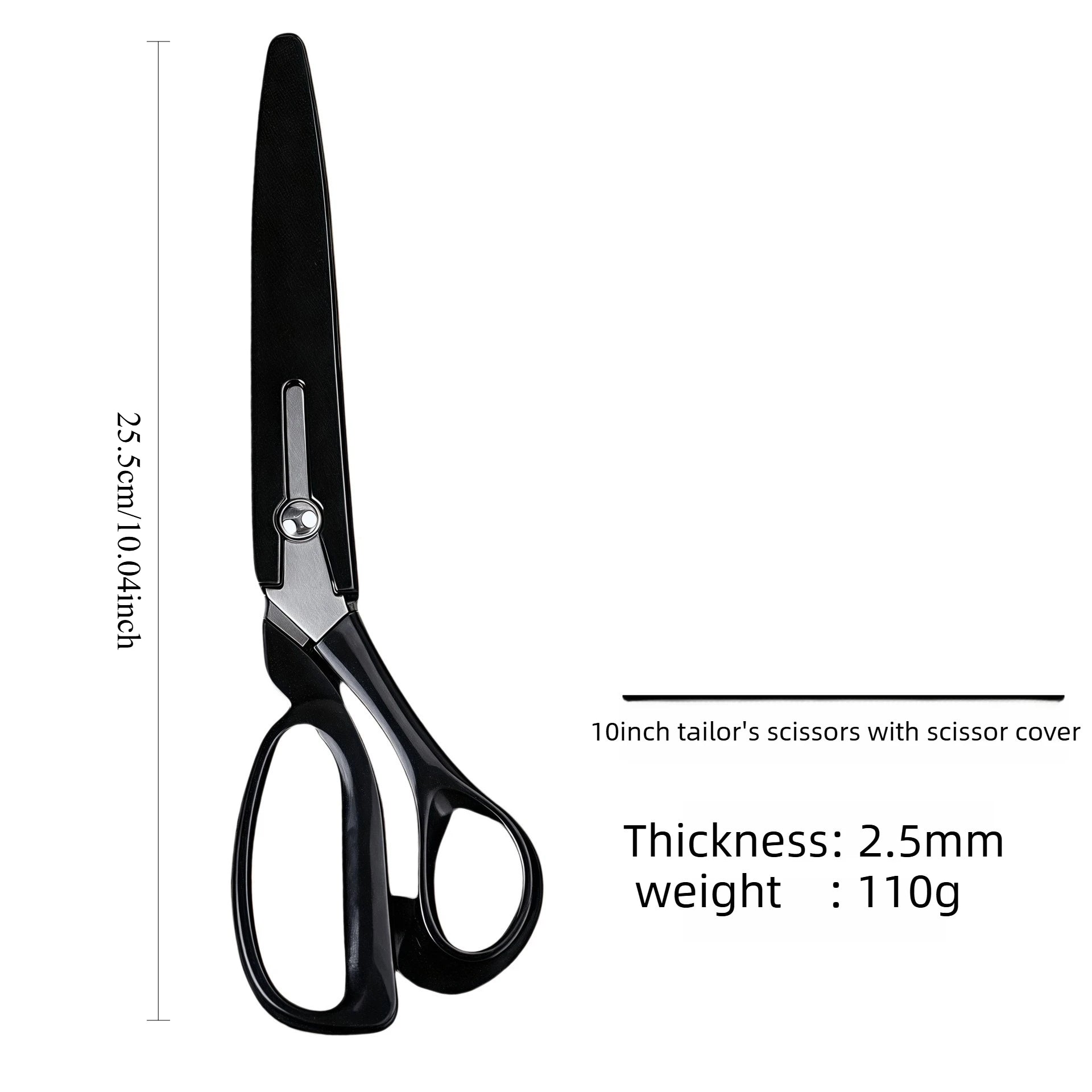 Professional Sewing Scissors Ergonomic Handle Scissors DIY Sewing Tools Handicraft Supplies Tinker Accessories Sissors Tailoring Qme 1pc