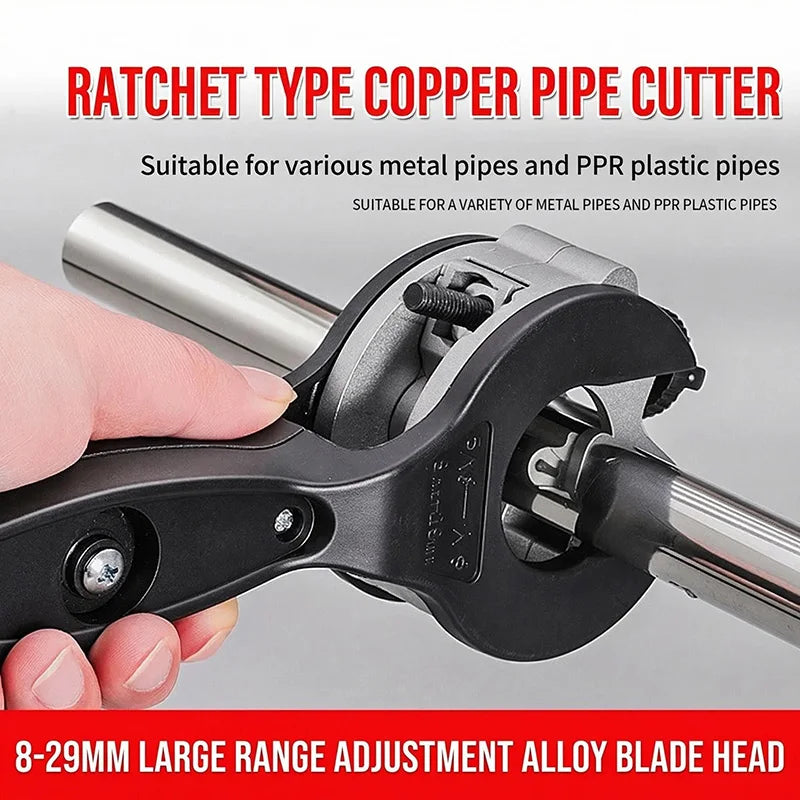 Ratchet Tube Cutter Versatile Hand Tool Copper Aluminum Iron Qme