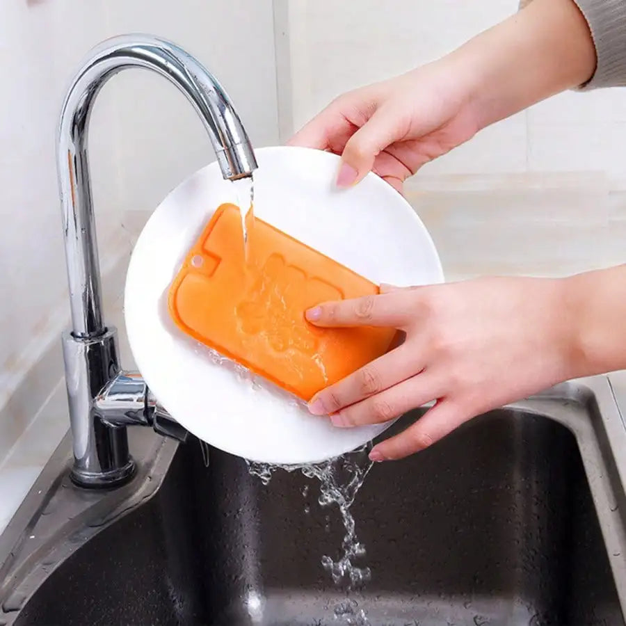 Kitchen Dishwashing Cloth Thickened Cleaning Wipes Without Damaging Qme
