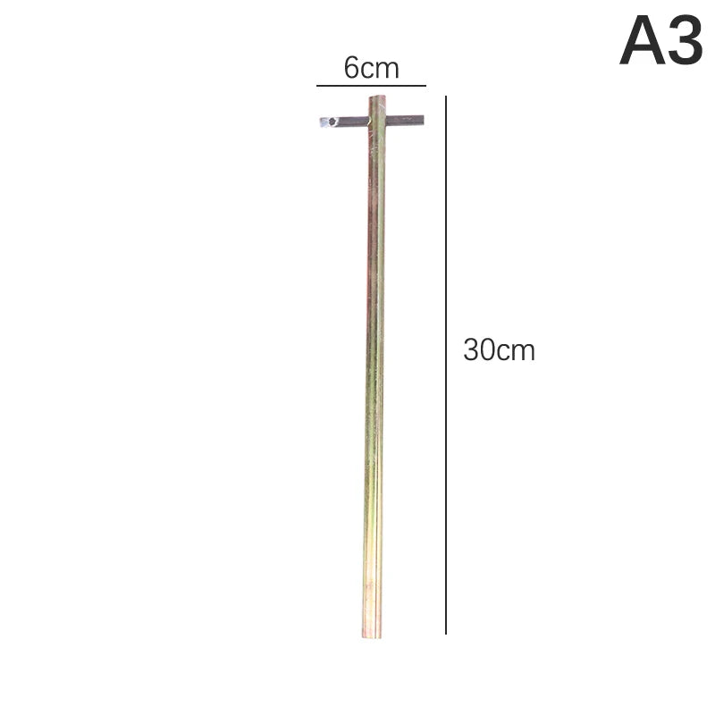 1Pc Extended Type Elevator Triangle Key Train Triangle Key Professional Triangle Key For Elevator Door. Qme A3