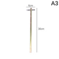 1Pc Extended Type Elevator Triangle Key Train Triangle Key Professional Triangle Key For Elevator Door. Qme A3