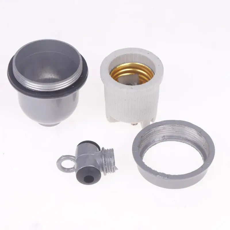 Ceramic Insulated E27 Light Socket Animal Heating Lamp Holder Screw Qme