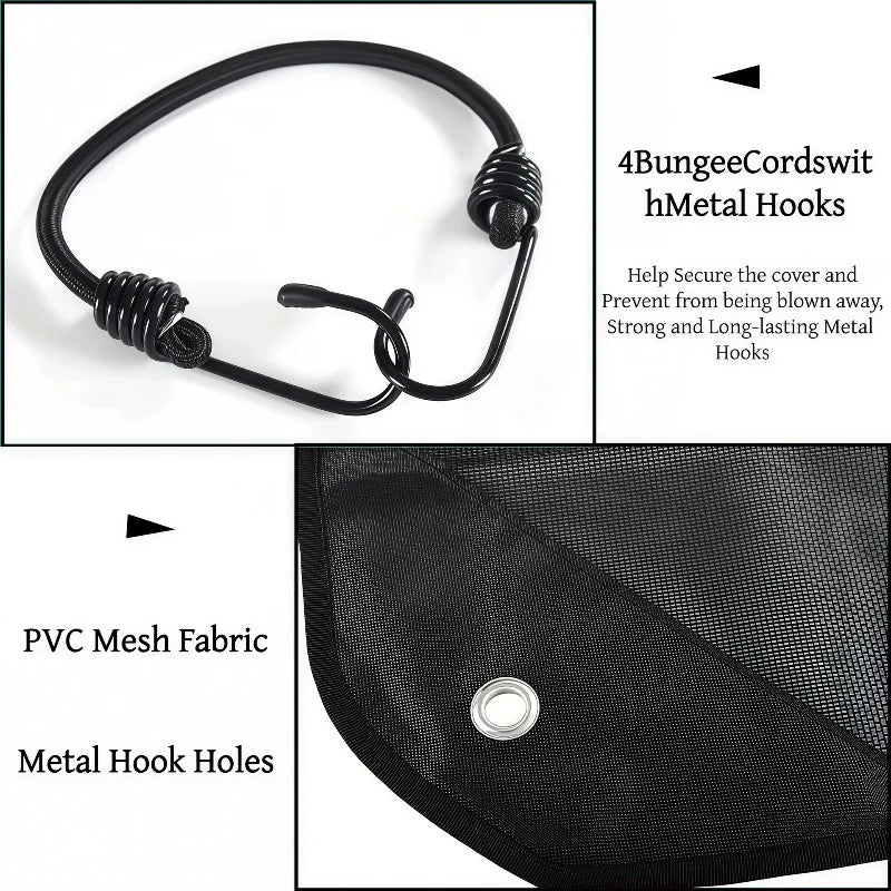 Universal Outdoor Air Conditioner Cover Windproof Design Ventilation Qme