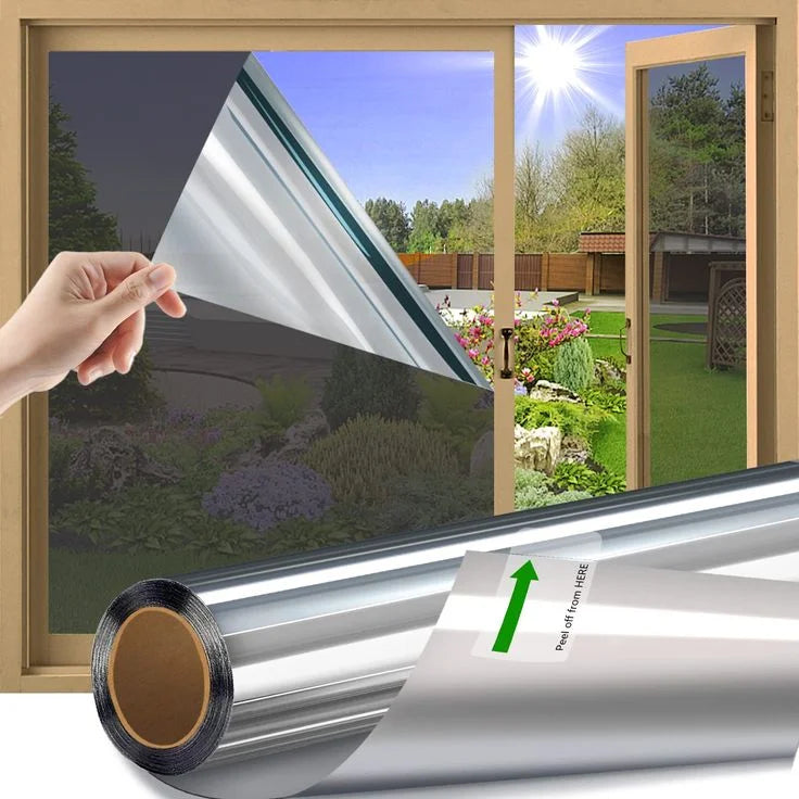 Window Heat Insulation Film UV Protection Film Thickened Sunshade Film And Privacy Film Are Suitable For Family Living Rooms. Qme zuanshiyin 40cmX2m