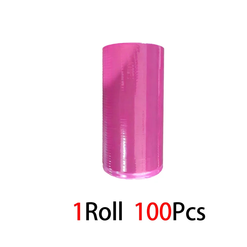 100Pcs Semi-Transparent Release Film, Anti-Stick Sheet, Silicone Oil Film, Moisture-Proof and Waterproof Isolation Pad Film Tape Qme 1roll-pink 15M 10mm