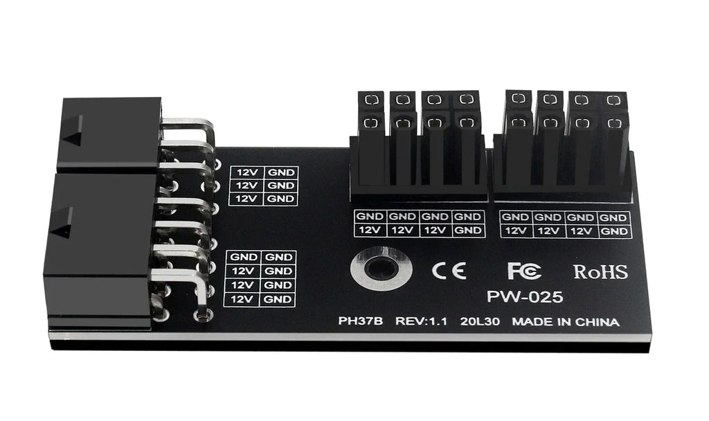 8+8 Power Steering Connector, 6+8P Power Supply Adapter Board, Image Card, N Card, A Card, Power Supply Adapter, PH37A Qme
