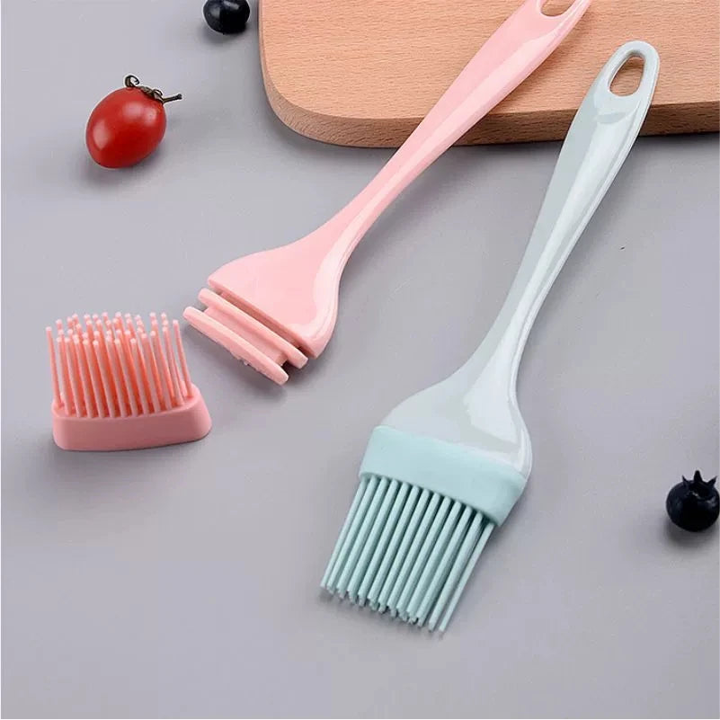 Silicone Cake Scraper Kitchen Non-Stick Cake Cream Spatula Kitchen Cooking Pastry Scraper Mold Brush Tool Baking Accessories Qme