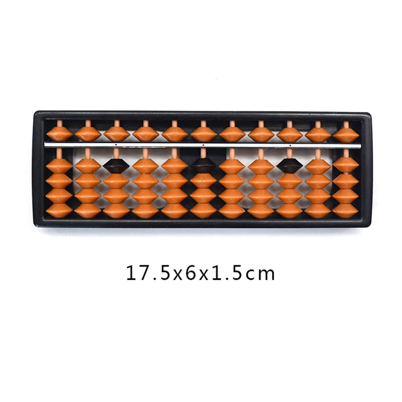 7 9 11 13 15 17 Digit Rods Standard Abacus Brown Bead Soroban Qme A3