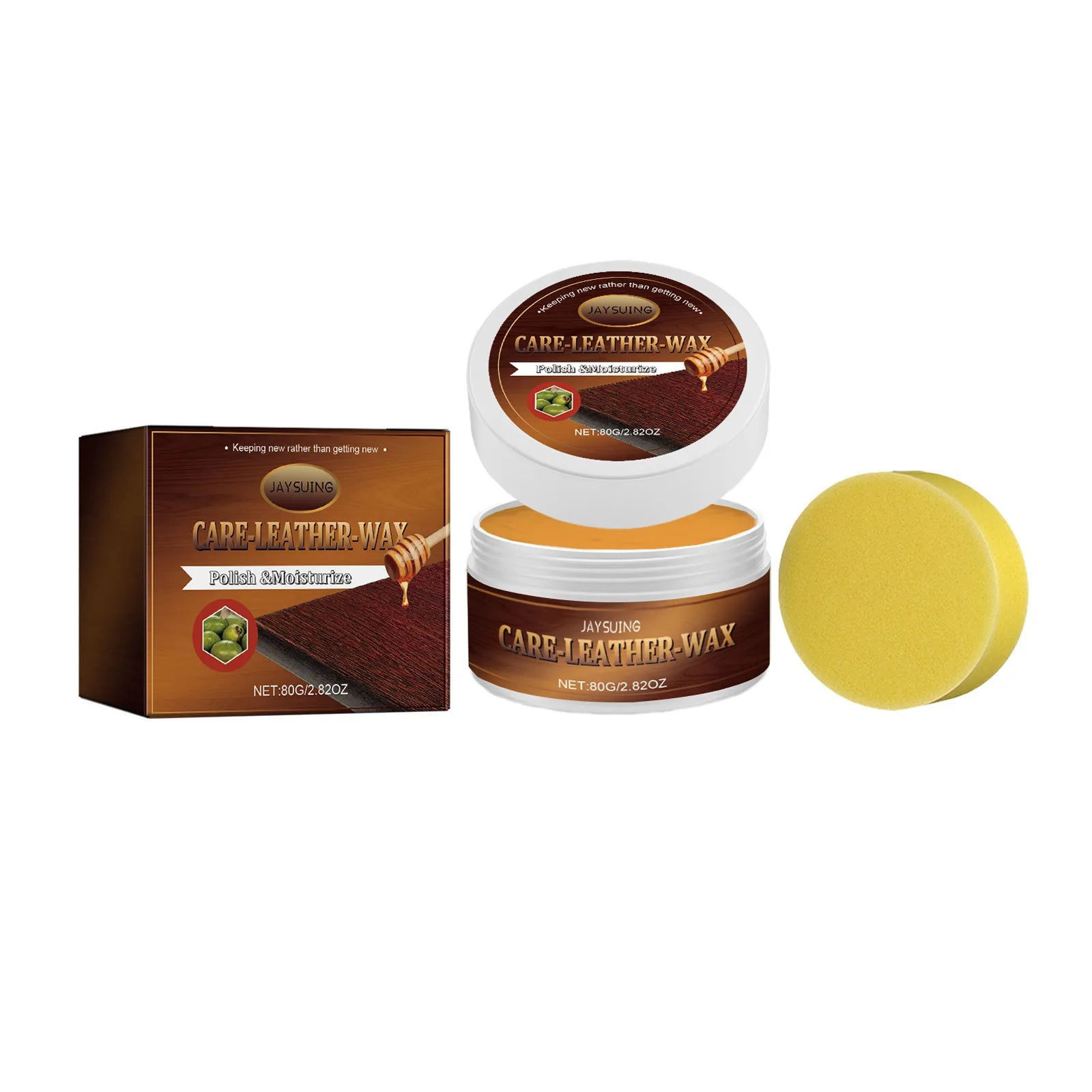 Leather Repair Wax Colorful Car Home Repair Scratch Cracks Sofa Shoes Leather Complementary Refurbishing Leather Polishing Paste Qme 80g Boxed Kit