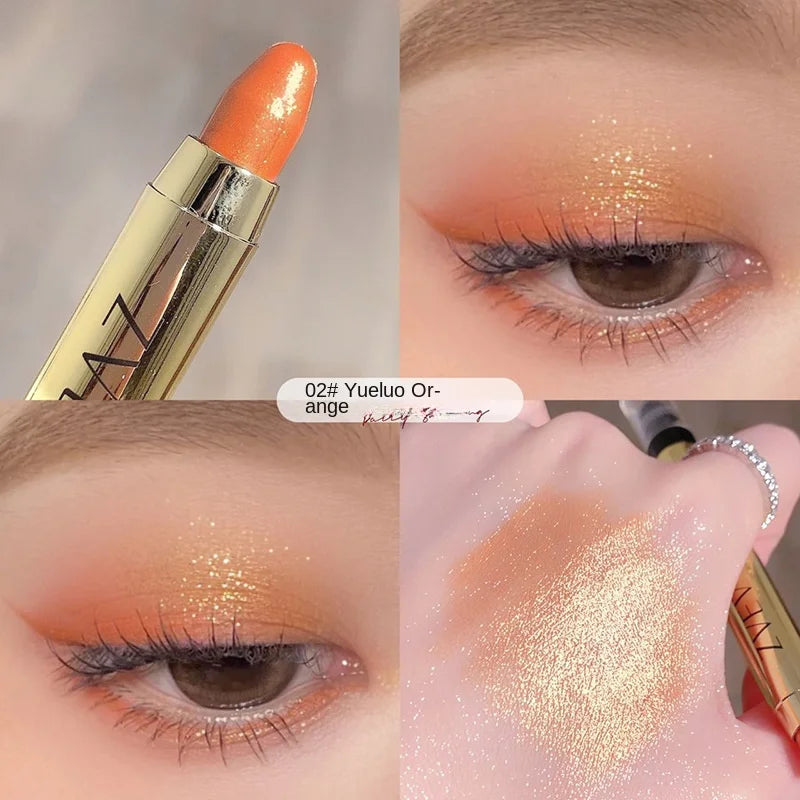 Long-lasting Waterproof Double-headed Shimmer Eyeshadow Stick Qme d2-900-2