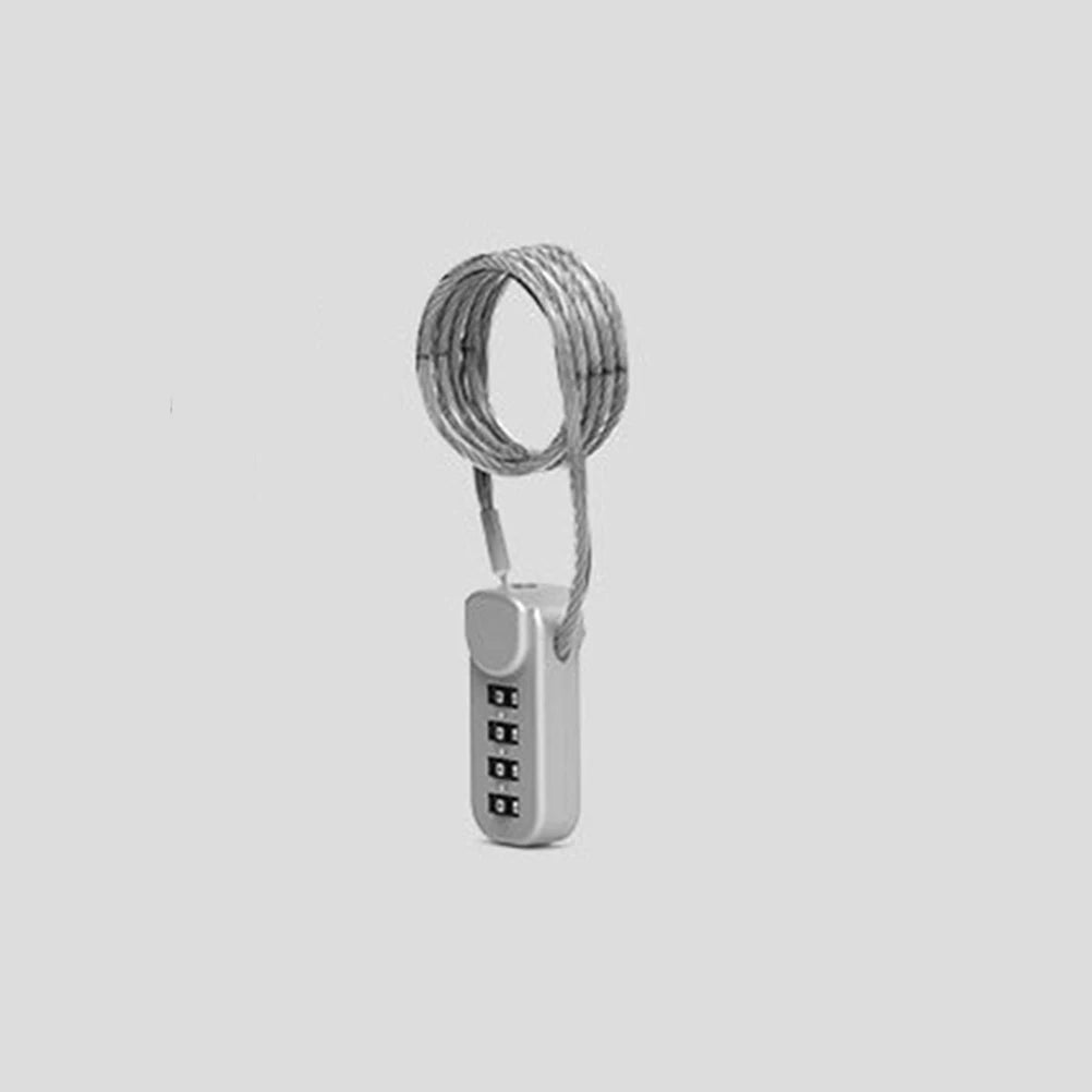 4 Digit Combination Code Number Lock With Spring Coil Wire Rope For Luggage Zipper Bag Backpack Suitcase Drawer Locks Qme A5