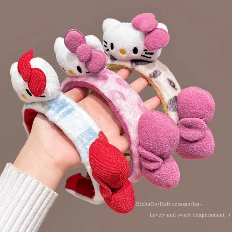 Hellokitty Cute Cartoon Headband Versatile Washing Face Applying Qme