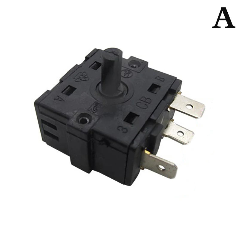3 5 Pin 2 4 Position Rotary Switch Selector AC 250V 16A Radiator Qme A