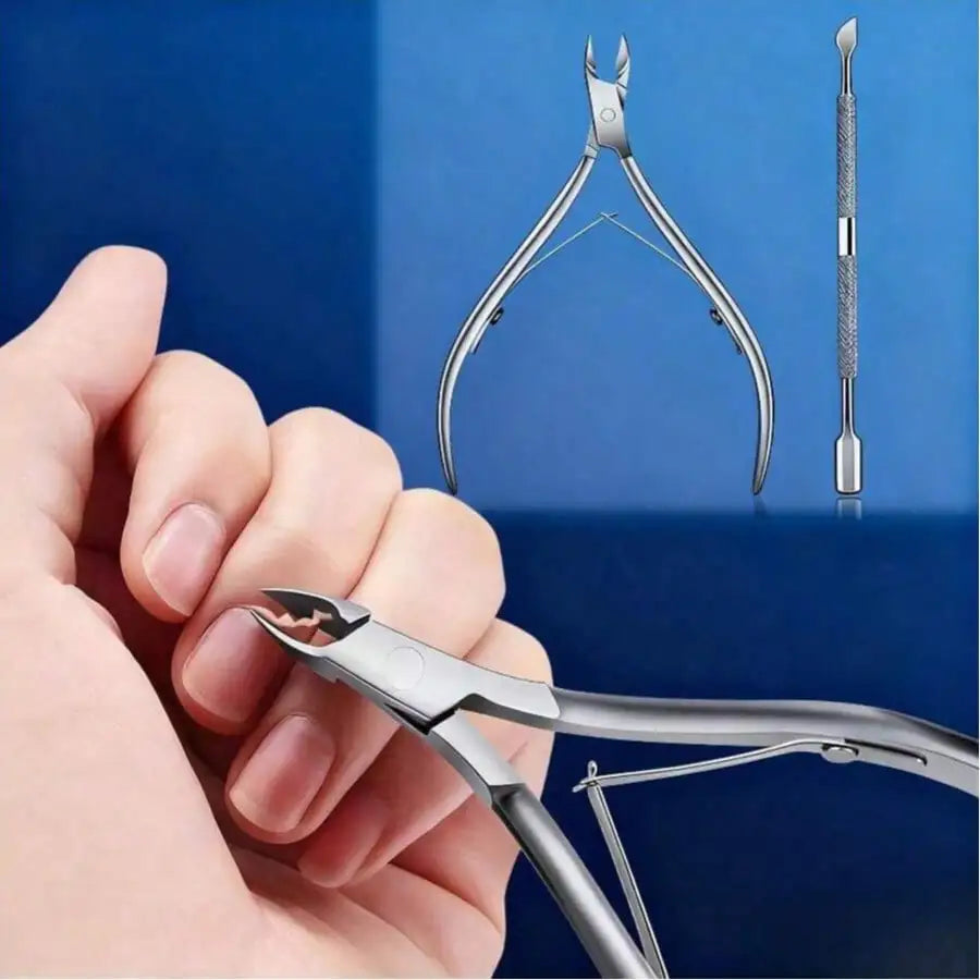 Professional Stainless Steel Cuticle Scissors Hypoallergenic Qme