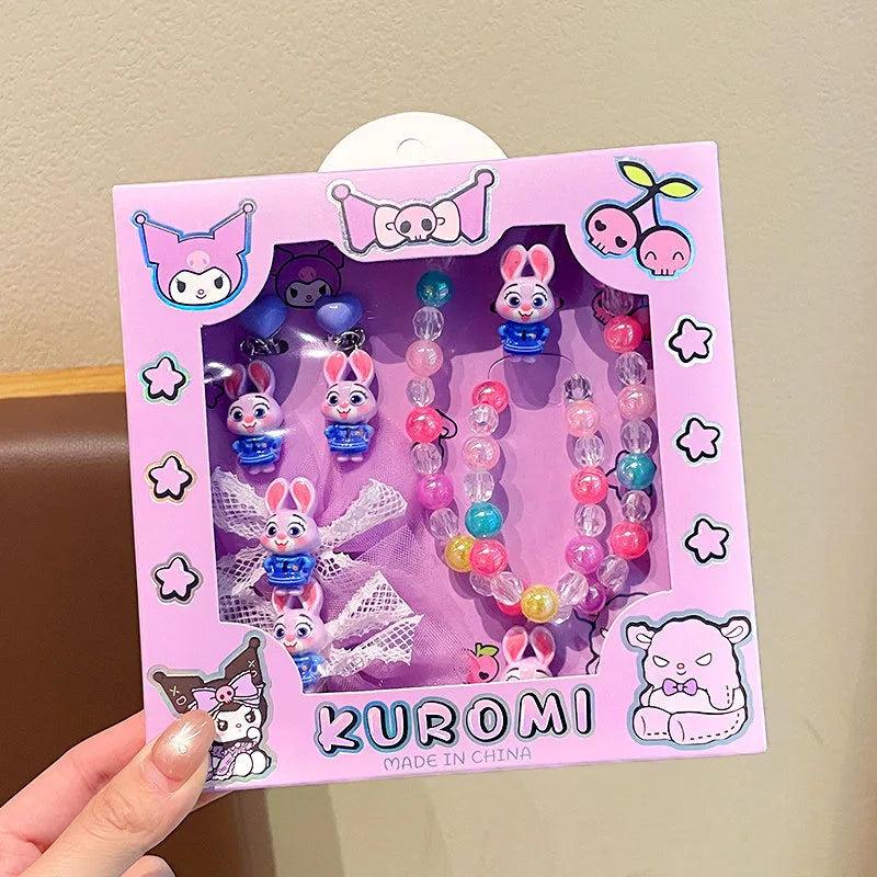 Hello Kitty Kuromi Cartoon-style Sweet Jewelry Student-style Qme 8