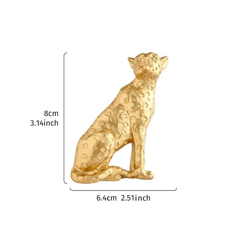 Resin Leopard Light Switch Decoration Self-adhesive Detachable Animal Qme A2