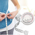 1 PC150cm BMI Body Mass Index Retractable Tape Calculator Diet Tape Measures Tools Multi-Functional BMI Tape Measure Qme Default Title