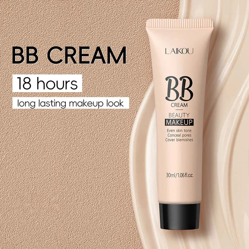 BB Cream Base Makeup Long Lasting Waterproof Brighten Skin Tone Cover Blemishes 30ml Concealer Foundation Liquid Face Makeup Qme