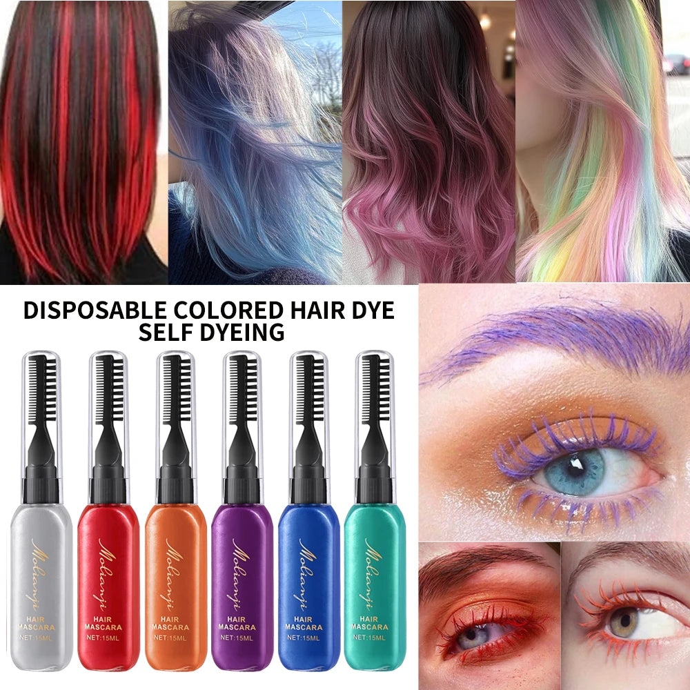 Multi Colored Hair Dye Natural Coloring Suitable Eyelashes Creating Qme