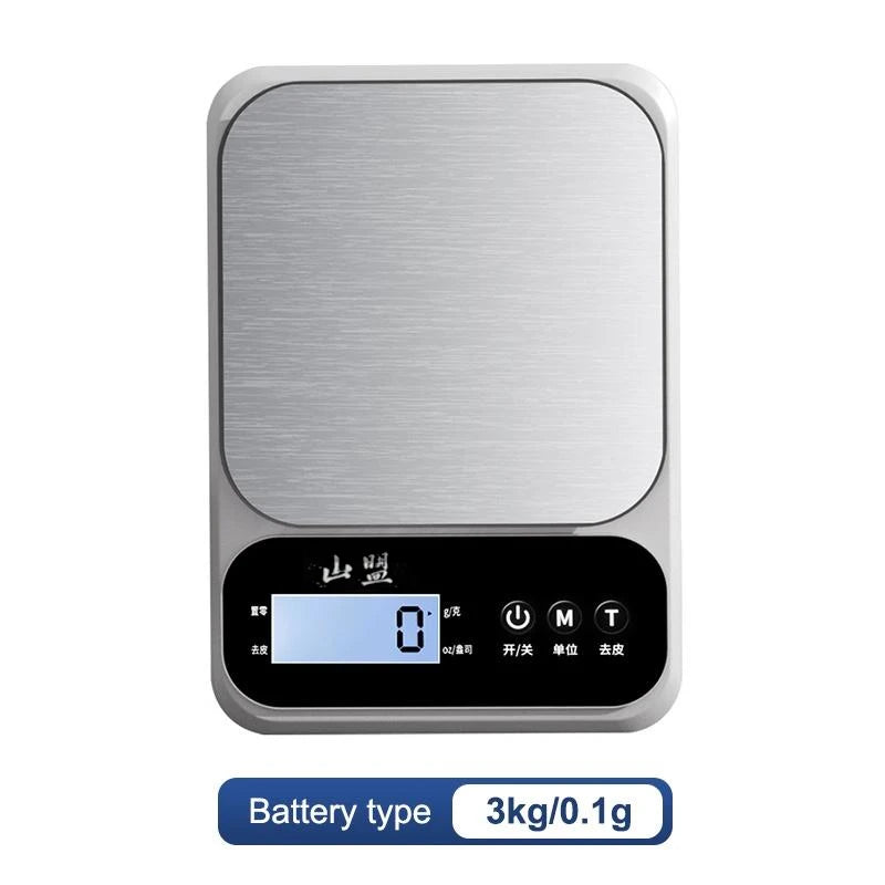 Scale Baking Gram Weight Scales LCD Display Rechargeable Electronic Qme A1