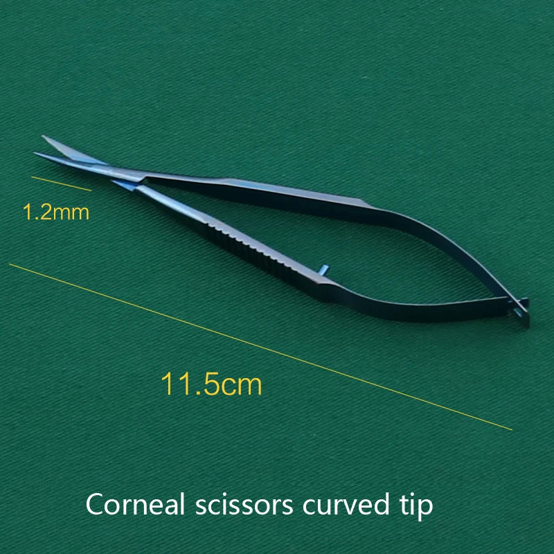 Castroviejo Corneal Scissors Capsule Membrane Titanium Stainles Steel Qme a