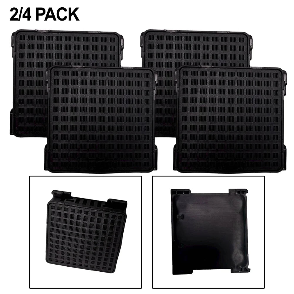 2/4pcs Activated Carbon Air Filter Replacement For Liebherr 9096989 9882429 9882460 Refrigerators 42 X 42 X 10 Mm Qme