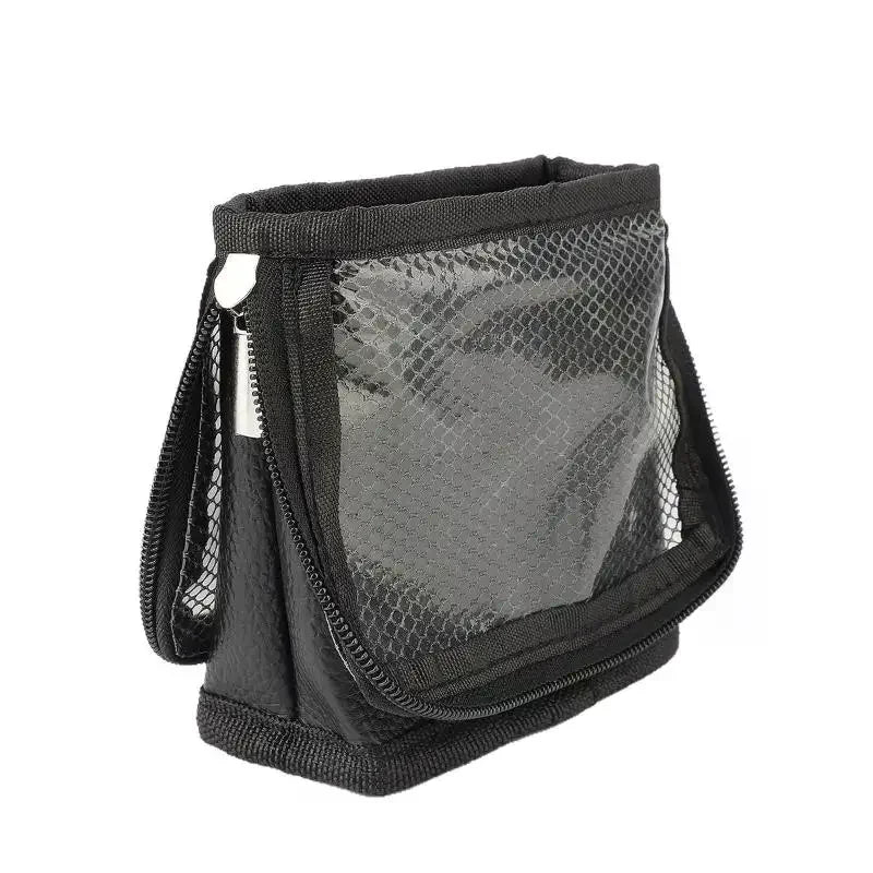 1Pcs Net Zipper Makeup Bag Stand-up Foldable Cosmetic Tool Bags Toiletry Bag Makeup Brush Case Makeup Tools Holder Cosmetic Bag Qme