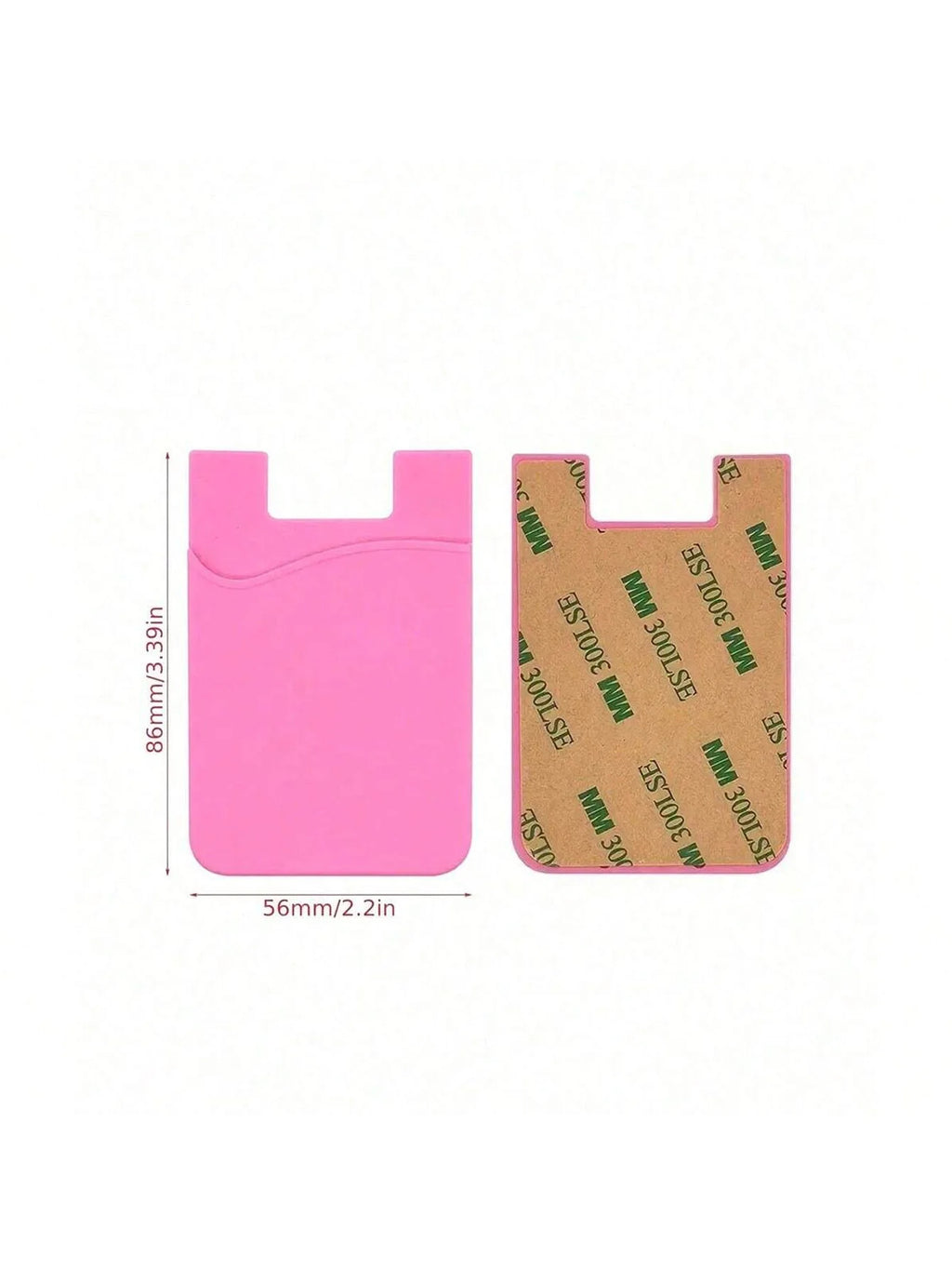 Silicone Phone Card Holder Bank Bus Id Sticker 2 Qme