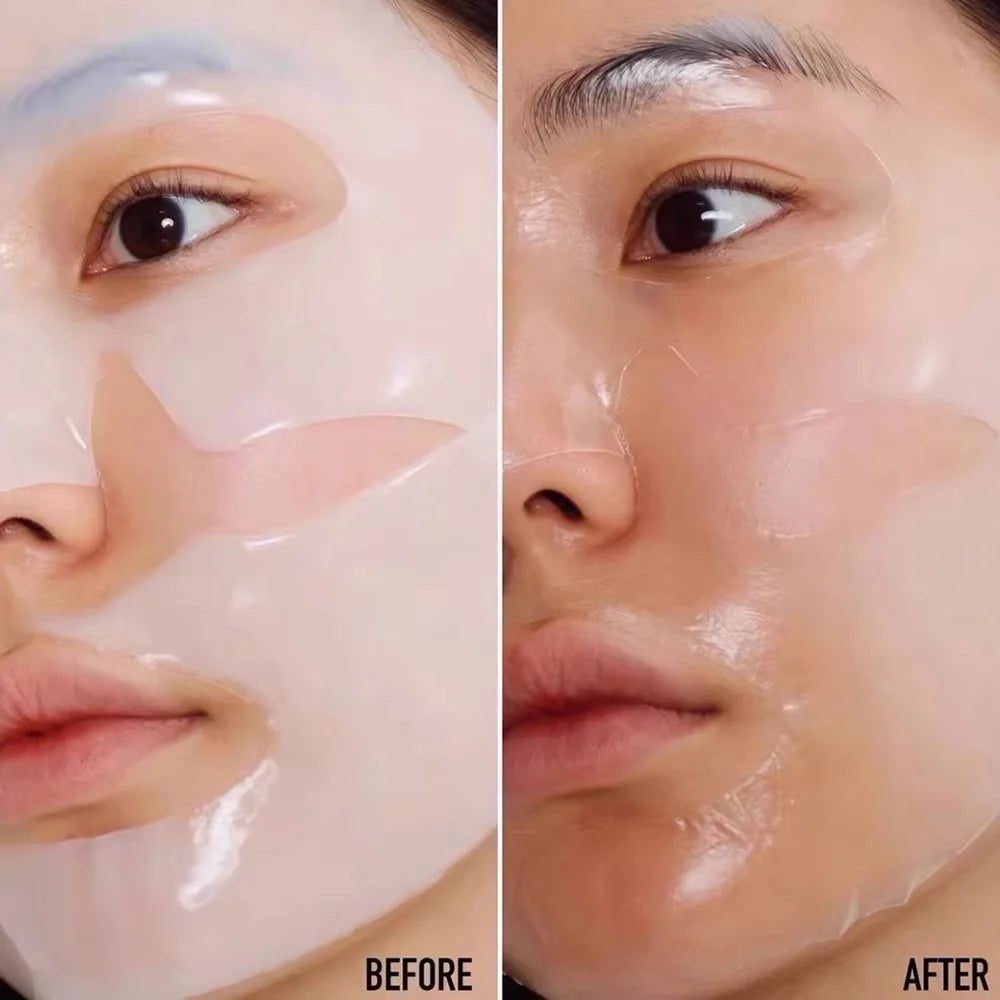 5pcs*30ml Hot Sale Seaweed Collagen Filling Crystal Mask Replenishing Fruit Jelly Skin Transparent Mask Skin Care Masque Qme
