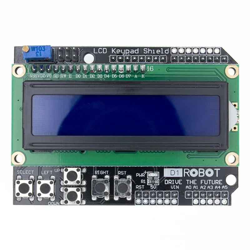 2pcs LCD Keypad Shield LCD1602 LCD 1602 Module Display blue screen For Qme