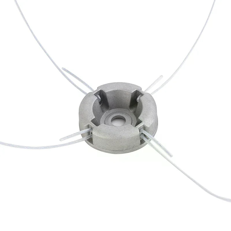 Universal Aluminum Alloy Lawn Mower Head With Nylon Steel Lawn Mowing Line Lawn Mower Replacement Parts Qme