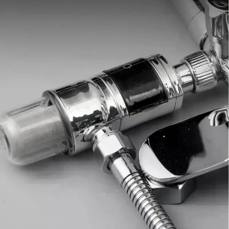 40 Filtration Mesh Large Screen For Clear Water Flow Digital Display Shower Head With Thermostat And Filter Combination Qme