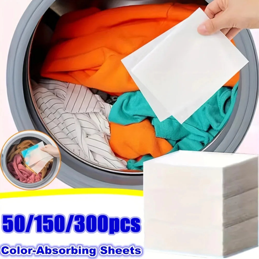 Anti-Staining Clothes, Laundry Paper, Color-Absorbing Sheets, Washing Machine Anti-Cross-Color Laundry Sheets Qme