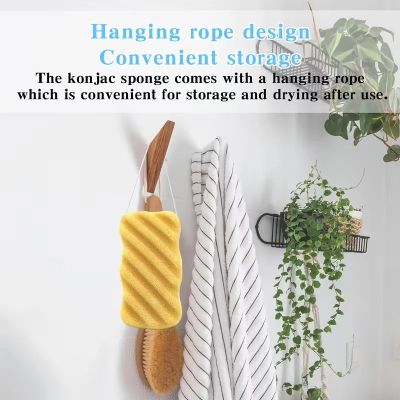Konjac Facial Sponge Cleaner Made Vegetable Fiber Clay Sponges Normal Qme