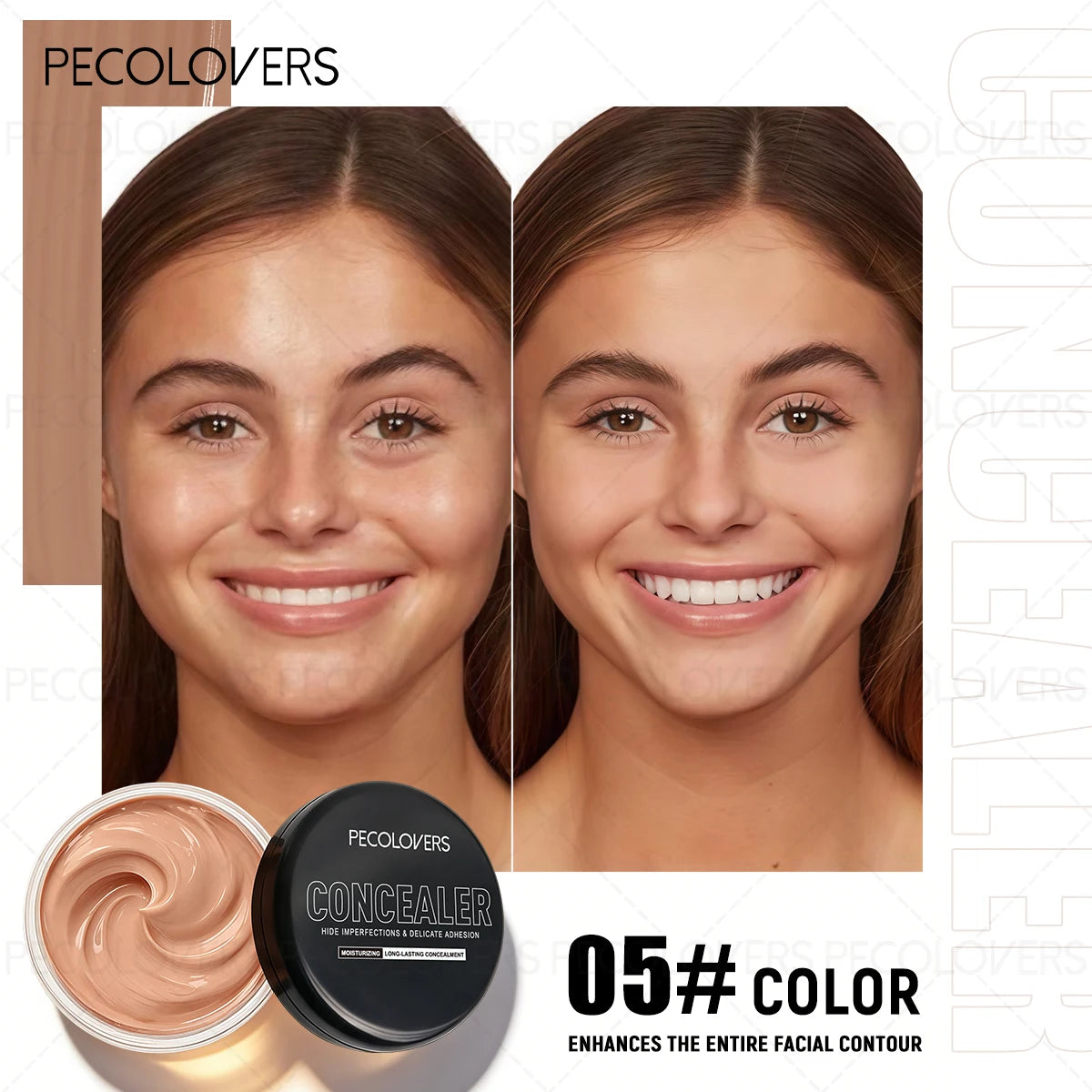 Multifunctional Concealer Covers Facial Blemishes Spots Tattoos Dark Qme 05