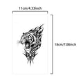 Large Tiger Herbal Juice Tattoo Sticker Waterproof Temporary Tattoo for Men Women Arm Body Art Qme HC913