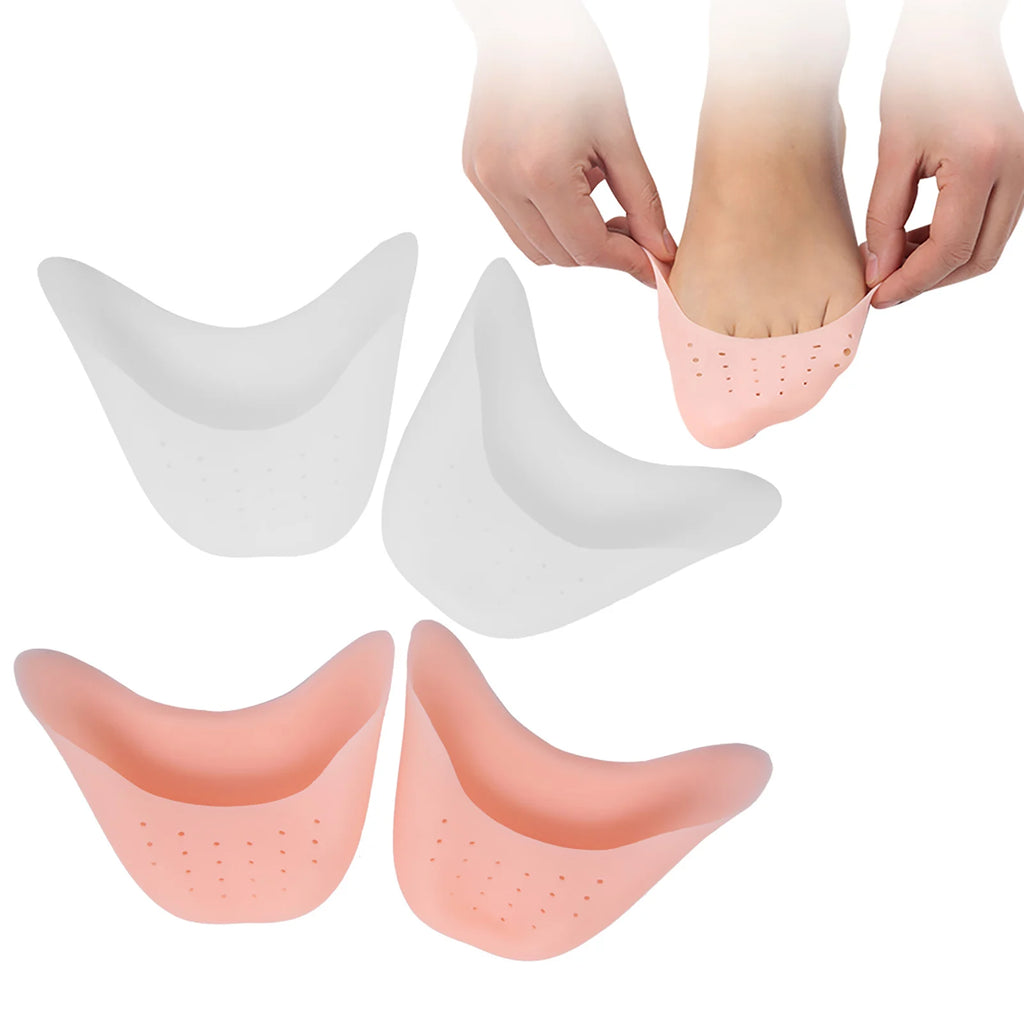 1 Pair Silicone Soft Ballet Pointe Dance Shoes Pads Dancing Toe Protector Foot Care Dance Shoes Pads Dancing Toe Protector Qme