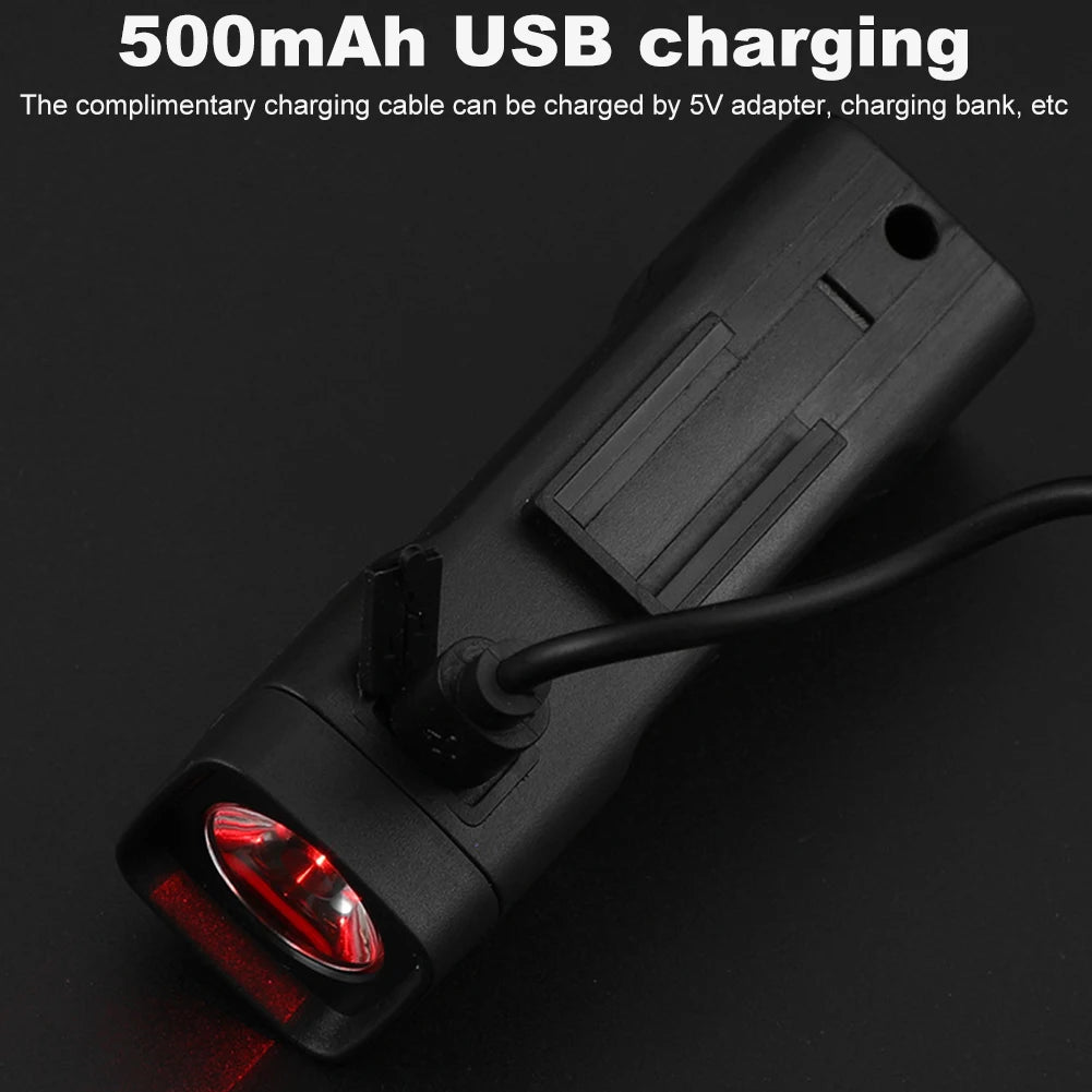 Bright Bicycle Light T6 LED Front USB Rechargeable MTB Mountain Bicycle Lamp 100LM Bike Headlight Flashlight for Cycling Bicycle Qme