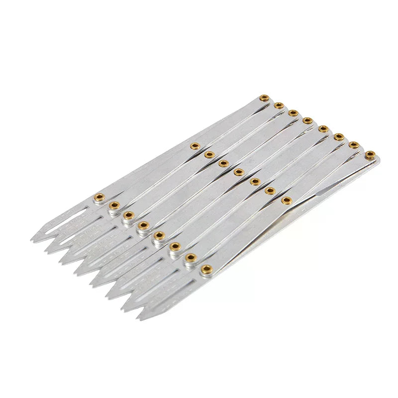 *Buttonhole Spacer Expanding Crafting Guide Rule Sewing Gauge Equidistant Measuring Marking Tool for Grommet Button Holes. Qme