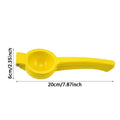 Home Manual Lemon Squeezer Aluminum Alloy Hand Pressed Orange Fruit Qme Yellow