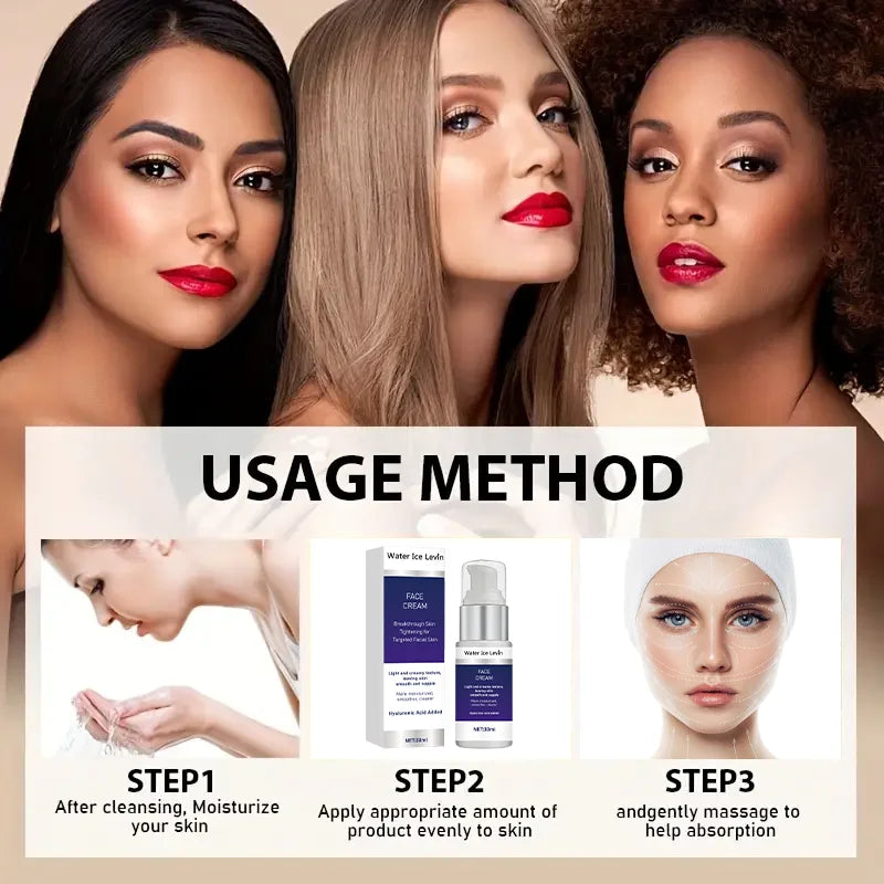 Instant Face Lift Cream Moisturizing Sagging Improvement Reduce Fine Lines Damaged Skin Repair Facial Cream Nourishing Skin Care Qme