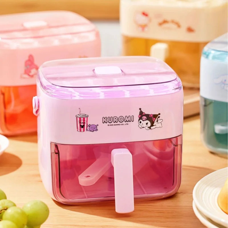 Hello Kitty Kuromi Ice Cube Molds Ice Cube Molds for Home Refrigerators Large-Capacity Ice Storage Container Qme