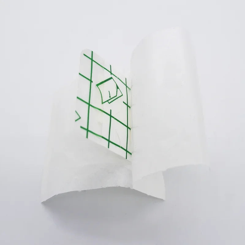 Square Shaped Waterproof Wound Dressing Plaster Bandages Skin Patch Transparent PU Band Aid Medical Strips Qme