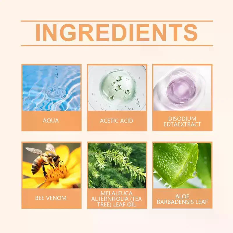 Bee Venom Nail Fungus Repair Spray Remove Grey Nails Paronychia Qme