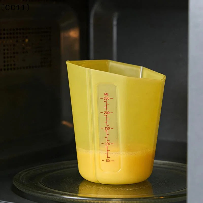 Silicone Measuring Cup Scale Transparent Heat Resistant Soft Baking Qme