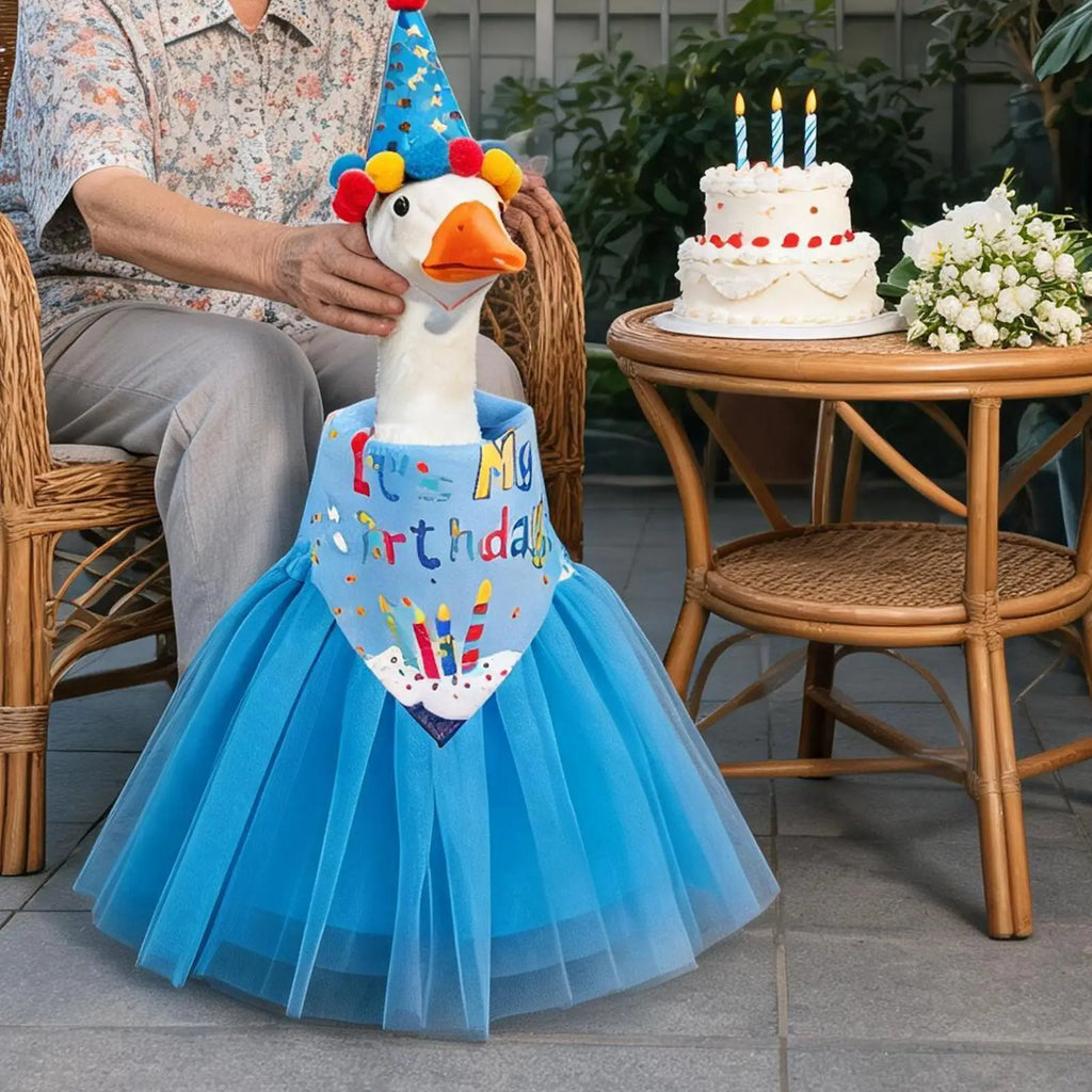 Birthday Party Porch Goose Outfit 23-Inch Cute Funny Decorative Qme